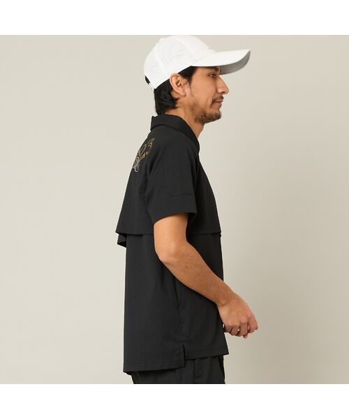 NS23 par Nissa Golf / エヌエス23・パー・ニッサゴルフ シャツ・ブラウス | 【Men's】【セットアップ可】【接触冷感／UVカット／撥水】ハーフZIPシャツ | 詳細11