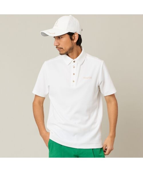 NS23 par Nissa Golf / エヌエス23・パー・ニッサゴルフ ポロシャツ | 【Men's】ワイドスプレッドカラーシャツ（ホワイト）