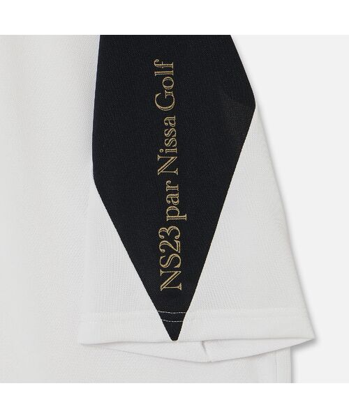 NS23 par Nissa Golf / エヌエス23・パー・ニッサゴルフ カットソー | 【Men's】【吸湿速乾／UVカット】アシンメトリーモックネック | 詳細11