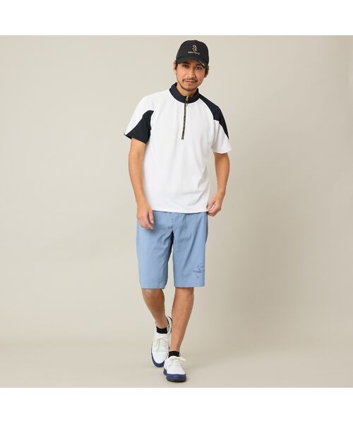 NS23 par Nissa Golf / エヌエス23・パー・ニッサゴルフ カットソー | 【Men's】【吸湿速乾／UVカット】アシンメトリーモックネック | 詳細6