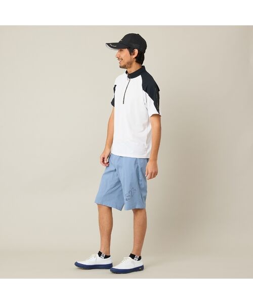 NS23 par Nissa Golf / エヌエス23・パー・ニッサゴルフ カットソー | 【Men's】【吸湿速乾／UVカット】アシンメトリーモックネック | 詳細7