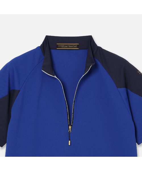 NS23 par Nissa Golf / エヌエス23・パー・ニッサゴルフ カットソー | 【Men's】【吸湿速乾／UVカット】アシンメトリーモックネック | 詳細18