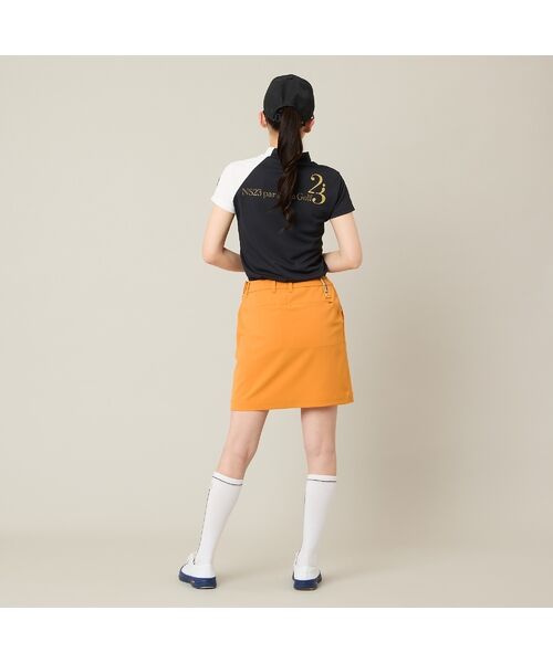 NS23 par Nissa Golf / エヌエス23・パー・ニッサゴルフ カットソー | 【Women's】【吸湿速乾／UVカット／エコ素材】切り替えモックネック | 詳細6