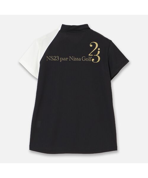 NS23 par Nissa Golf / エヌエス23・パー・ニッサゴルフ カットソー | 【Women's】【吸湿速乾／UVカット／エコ素材】切り替えモックネック | 詳細8