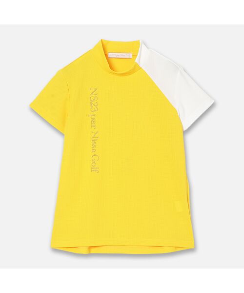 NS23 par Nissa Golf / エヌエス23・パー・ニッサゴルフ カットソー | 【Women's】【吸湿速乾／UVカット／エコ素材】切り替えモックネック | 詳細13