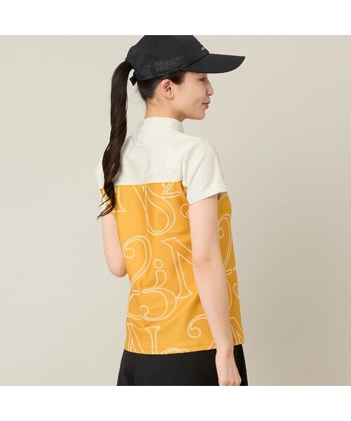 NS23 par Nissa Golf / エヌエス23・パー・ニッサゴルフ カットソー | 【Women's】【接触冷感／吸湿速乾】ロゴプリントモックネック | 詳細8