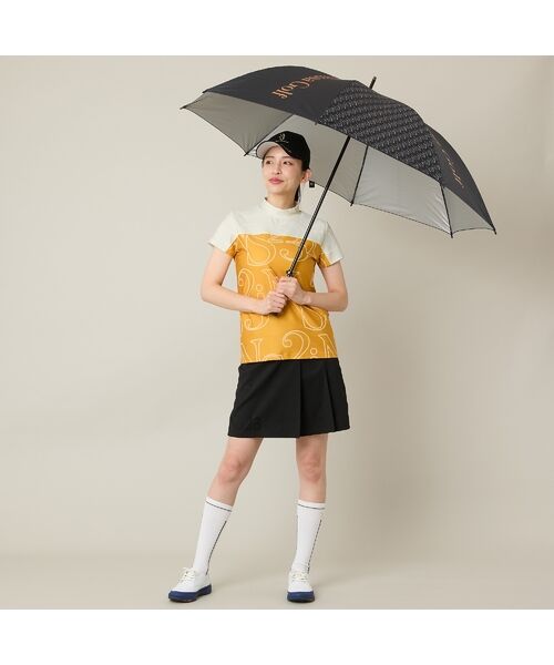 NS23 par Nissa Golf / エヌエス23・パー・ニッサゴルフ カットソー | 【Women's】【接触冷感／吸湿速乾】ロゴプリントモックネック | 詳細12