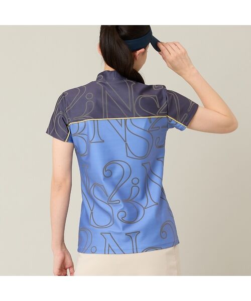 NS23 par Nissa Golf / エヌエス23・パー・ニッサゴルフ カットソー | 【Women's】【接触冷感／吸湿速乾】ロゴプリントモックネック | 詳細13