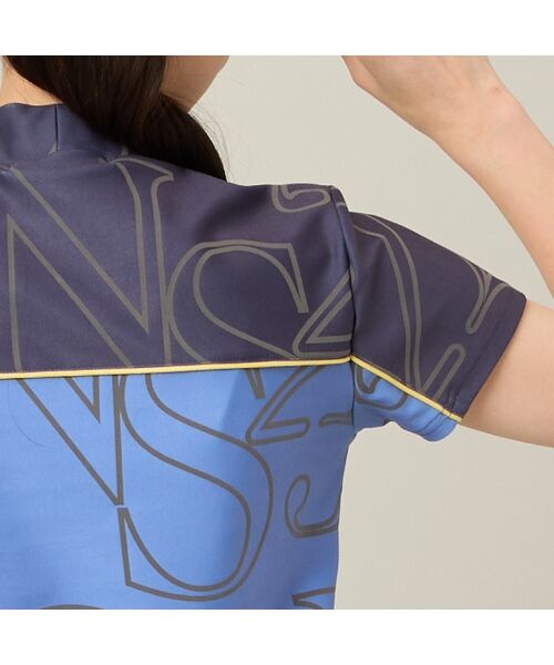 NS23 par Nissa Golf / エヌエス23・パー・ニッサゴルフ カットソー | 【Women's】【接触冷感／吸湿速乾】ロゴプリントモックネック | 詳細14