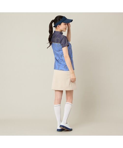 NS23 par Nissa Golf / エヌエス23・パー・ニッサゴルフ カットソー | 【Women's】【接触冷感／吸湿速乾】ロゴプリントモックネック | 詳細17