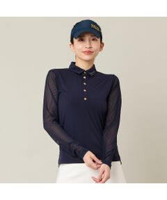 NS23 par Nissa Golf / エヌエス23・パー・ニッサゴルフ カットソー | 【Women's】【接触冷感】シアーシャツ