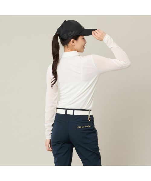 NS23 par Nissa Golf / エヌエス23・パー・ニッサゴルフ カットソー | 【Women's】【接触冷感】シアーシャツ | 詳細2