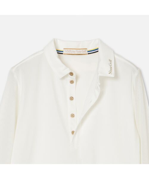 NS23 par Nissa Golf / エヌエス23・パー・ニッサゴルフ カットソー | 【Women's】【接触冷感】シアーシャツ | 詳細9