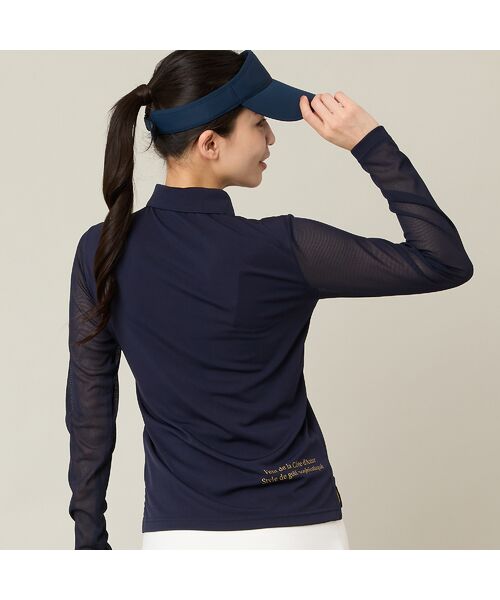 NS23 par Nissa Golf / エヌエス23・パー・ニッサゴルフ カットソー | 【Women's】【接触冷感】シアーシャツ | 詳細11