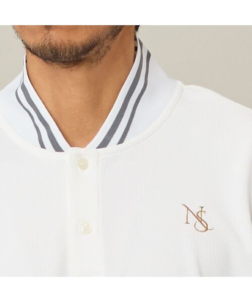 NS23 par Nissa Golf / エヌエス23・パー・ニッサゴルフ カットソー | 【Men's】2WAYライン襟シャツ | 詳細3