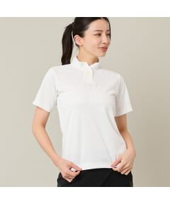 NS23 par Nissa Golf / エヌエス23・パー・ニッサゴルフ カットソー | 【Women's】ジャカードモックネック