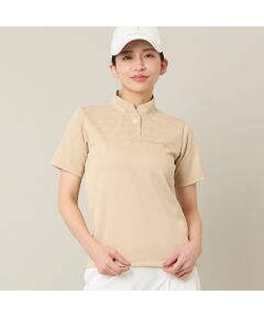 NS23 par Nissa Golf / エヌエス23・パー・ニッサゴルフ カットソー | 【Women's】ジャカードモックネック