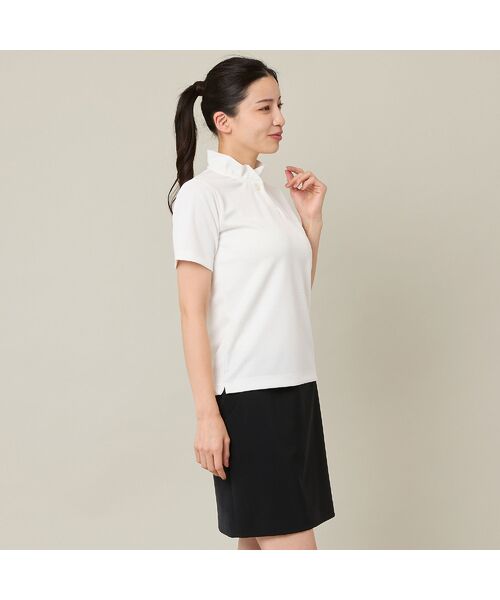 NS23 par Nissa Golf / エヌエス23・パー・ニッサゴルフ カットソー | 【Women's】ジャカードモックネック | 詳細1