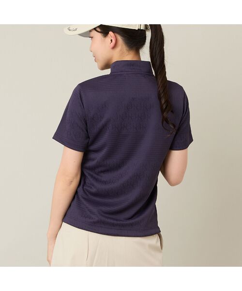 NS23 par Nissa Golf / エヌエス23・パー・ニッサゴルフ カットソー | 【Women's】ジャカードモックネック | 詳細9