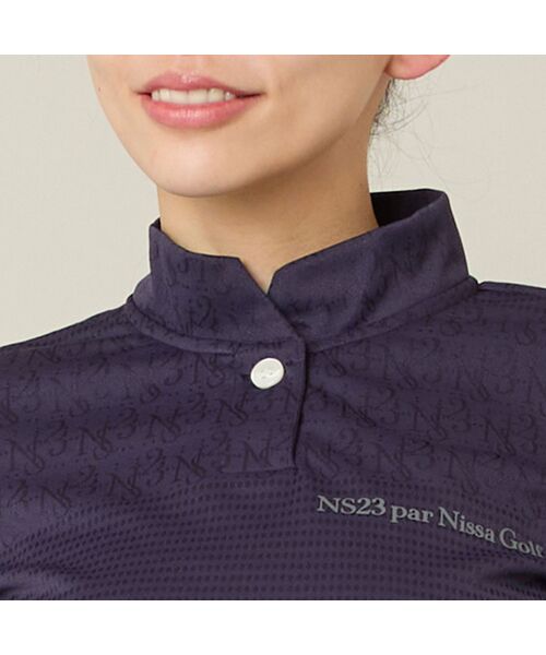 NS23 par Nissa Golf / エヌエス23・パー・ニッサゴルフ カットソー | 【Women's】ジャカードモックネック | 詳細10