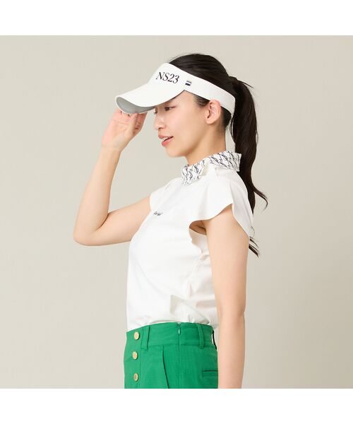 NS23 par Nissa Golf / エヌエス23・パー・ニッサゴルフ カットソー | 【Women's】【接触冷感】【UVカット】フレンチスリーブカットソー | 詳細1