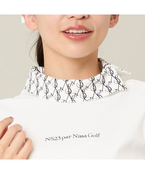 NS23 par Nissa Golf / エヌエス23・パー・ニッサゴルフ カットソー | 【Women's】【接触冷感】【UVカット】フレンチスリーブカットソー | 詳細5