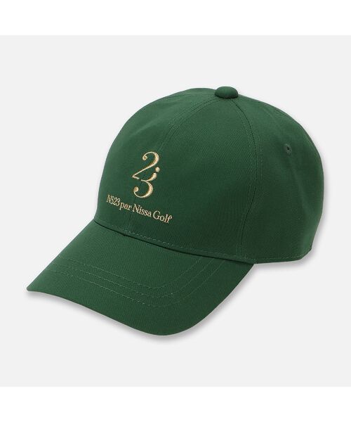 NS23 par Nissa Golf / エヌエス23・パー・ニッサゴルフ ハット | 【別注】ロゴ刺繍キャップ（グリーン）
