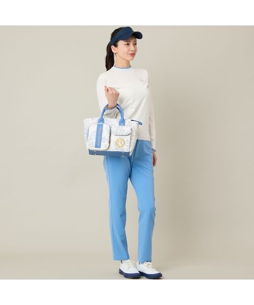 NS23 par Nissa Golf / エヌエス23・パー・ニッサゴルフ ショルダーバッグ | ミモザ柄カートバッグ | 詳細3