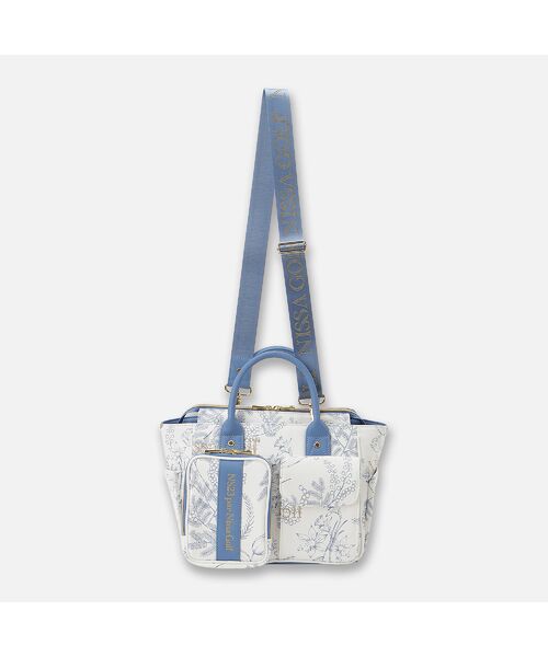 NS23 par Nissa Golf / エヌエス23・パー・ニッサゴルフ ショルダーバッグ | ミモザ柄カートバッグ | 詳細9