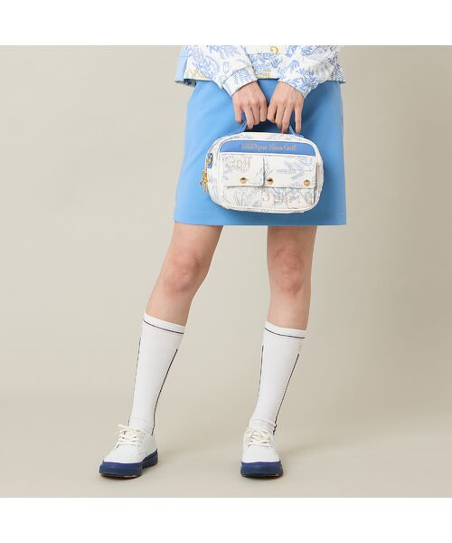 NS23 par Nissa Golf / エヌエス23・パー・ニッサゴルフ ショルダーバッグ | ミモザ柄ショルダーポーチバッグ | 詳細1