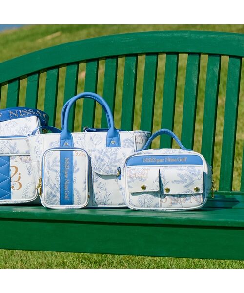 NS23 par Nissa Golf / エヌエス23・パー・ニッサゴルフ ショルダーバッグ | ミモザ柄ショルダーポーチバッグ | 詳細10