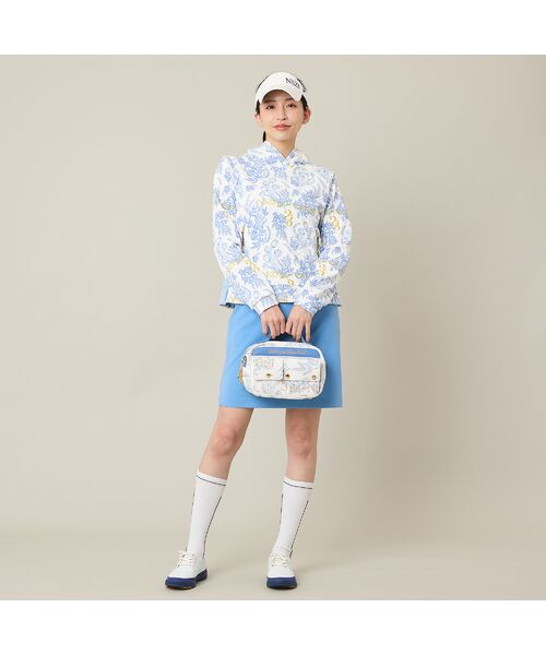 NS23 par Nissa Golf / エヌエス23・パー・ニッサゴルフ ショルダーバッグ | ミモザ柄ショルダーポーチバッグ | 詳細2