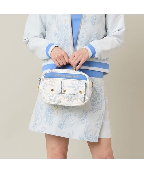 NS23 par Nissa Golf / エヌエス23・パー・ニッサゴルフ ショルダーバッグ | ミモザ柄ショルダーポーチバッグ | 詳細5