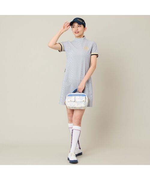 NS23 par Nissa Golf / エヌエス23・パー・ニッサゴルフ ショルダーバッグ | ミモザ柄ショルダーポーチバッグ | 詳細7