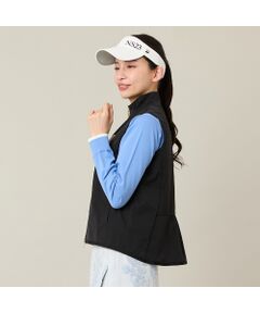 NS23 par Nissa Golf / エヌエス23・パー・ニッサゴルフ ベスト | 【Women's】バックギャザージップベスト