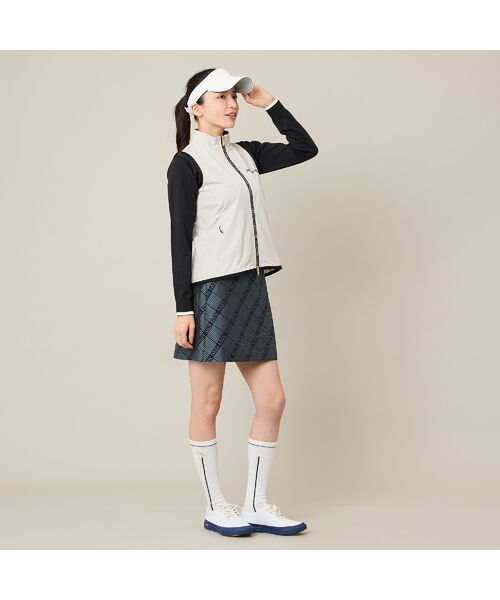 NS23 par Nissa Golf / エヌエス23・パー・ニッサゴルフ ベスト | 【Women's】バックギャザージップベスト | 詳細5