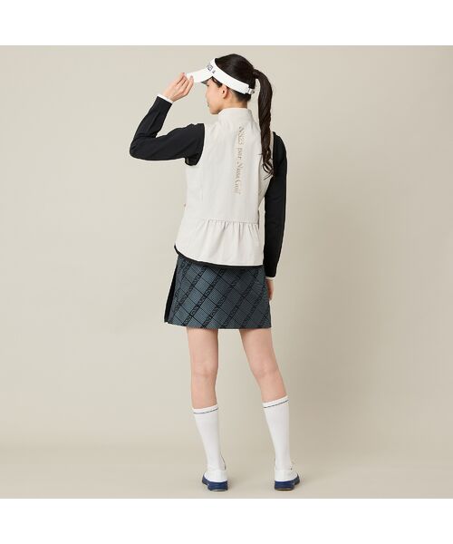 NS23 par Nissa Golf / エヌエス23・パー・ニッサゴルフ ベスト | 【Women's】バックギャザージップベスト | 詳細6