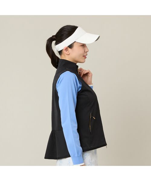 NS23 par Nissa Golf / エヌエス23・パー・ニッサゴルフ ベスト | 【Women's】バックギャザージップベスト | 詳細7