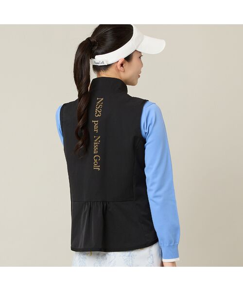 NS23 par Nissa Golf / エヌエス23・パー・ニッサゴルフ ベスト | 【Women's】バックギャザージップベスト | 詳細8