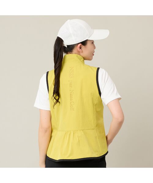 NS23 par Nissa Golf / エヌエス23・パー・ニッサゴルフ ベスト | 【Women's】バックギャザージップベスト | 詳細10