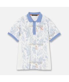 NS23 par Nissa Golf / エヌエス23・パー・ニッサゴルフ ポロシャツ | 【Men's】ミモザプリントポロシャツ