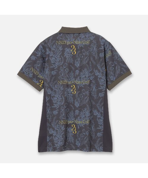 NS23 par Nissa Golf / エヌエス23・パー・ニッサゴルフ ポロシャツ | 【Men's】ミモザプリントポロシャツ | 詳細4
