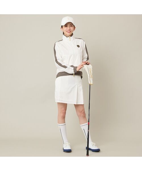 NS23 par Nissa Golf / エヌエス23・パー・ニッサゴルフ ショート・ハーフ・半端丈パンツ | 【Women's】【接触冷感／UVカット／撥水】ストレッチプリーツキュロット | 詳細1