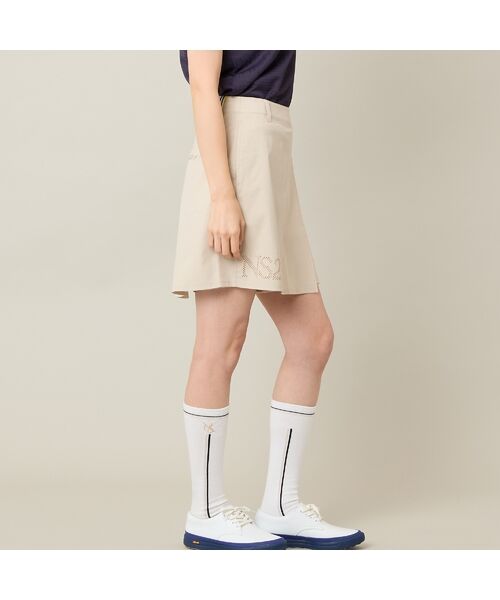 NS23 par Nissa Golf / エヌエス23・パー・ニッサゴルフ ショート・ハーフ・半端丈パンツ | 【Women's】【接触冷感／UVカット／撥水】ストレッチプリーツキュロット | 詳細3