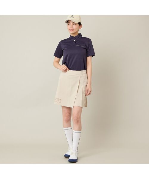 NS23 par Nissa Golf / エヌエス23・パー・ニッサゴルフ ショート・ハーフ・半端丈パンツ | 【Women's】【接触冷感／UVカット／撥水】ストレッチプリーツキュロット | 詳細5