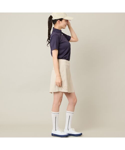 NS23 par Nissa Golf / エヌエス23・パー・ニッサゴルフ ショート・ハーフ・半端丈パンツ | 【Women's】【接触冷感／UVカット／撥水】ストレッチプリーツキュロット | 詳細6