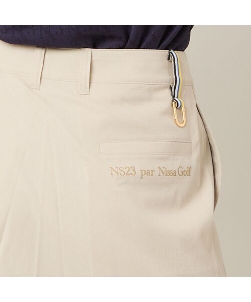 NS23 par Nissa Golf / エヌエス23・パー・ニッサゴルフ ショート・ハーフ・半端丈パンツ | 【Women's】【接触冷感／UVカット／撥水】ストレッチプリーツキュロット | 詳細8