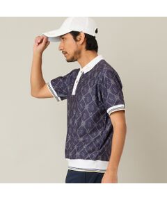 NS23 par Nissa Golf / エヌエス23・パー・ニッサゴルフ ポロシャツ | 【Men's】マリーンプリントポロ