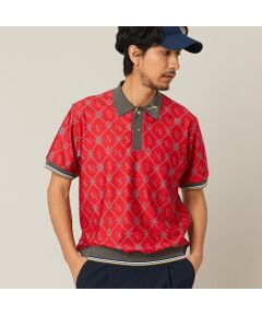 NS23 par Nissa Golf / エヌエス23・パー・ニッサゴルフ ポロシャツ | 【Men's】マリーンプリントポロ