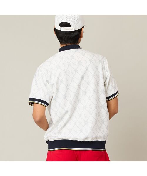 NS23 par Nissa Golf / エヌエス23・パー・ニッサゴルフ ポロシャツ | 【Men's】マリーンプリントポロ | 詳細3